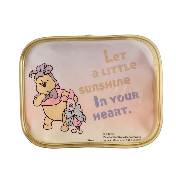 Disney Winnie The Pooh Mini Travel Toiletry 5 pc Set Toothbrush Comb Bottle Bear - Picture 4 of 8